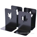 Metal-hollow maple leaf book stand bookshelf by book
